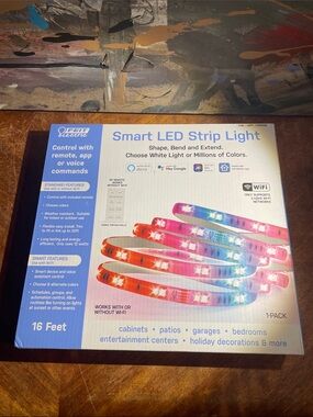 FEIT Blue and Yellow Smart LED Strip Light